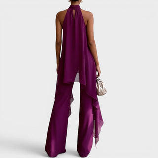 CLARA | Elegant Halter-Neck Set