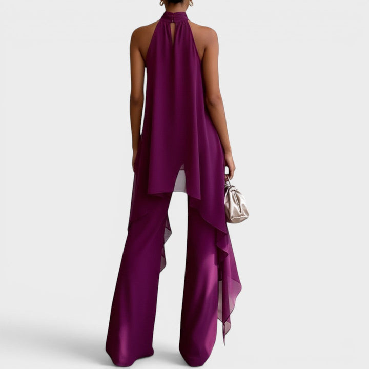 CLARA | Elegant Halter-Neck Set