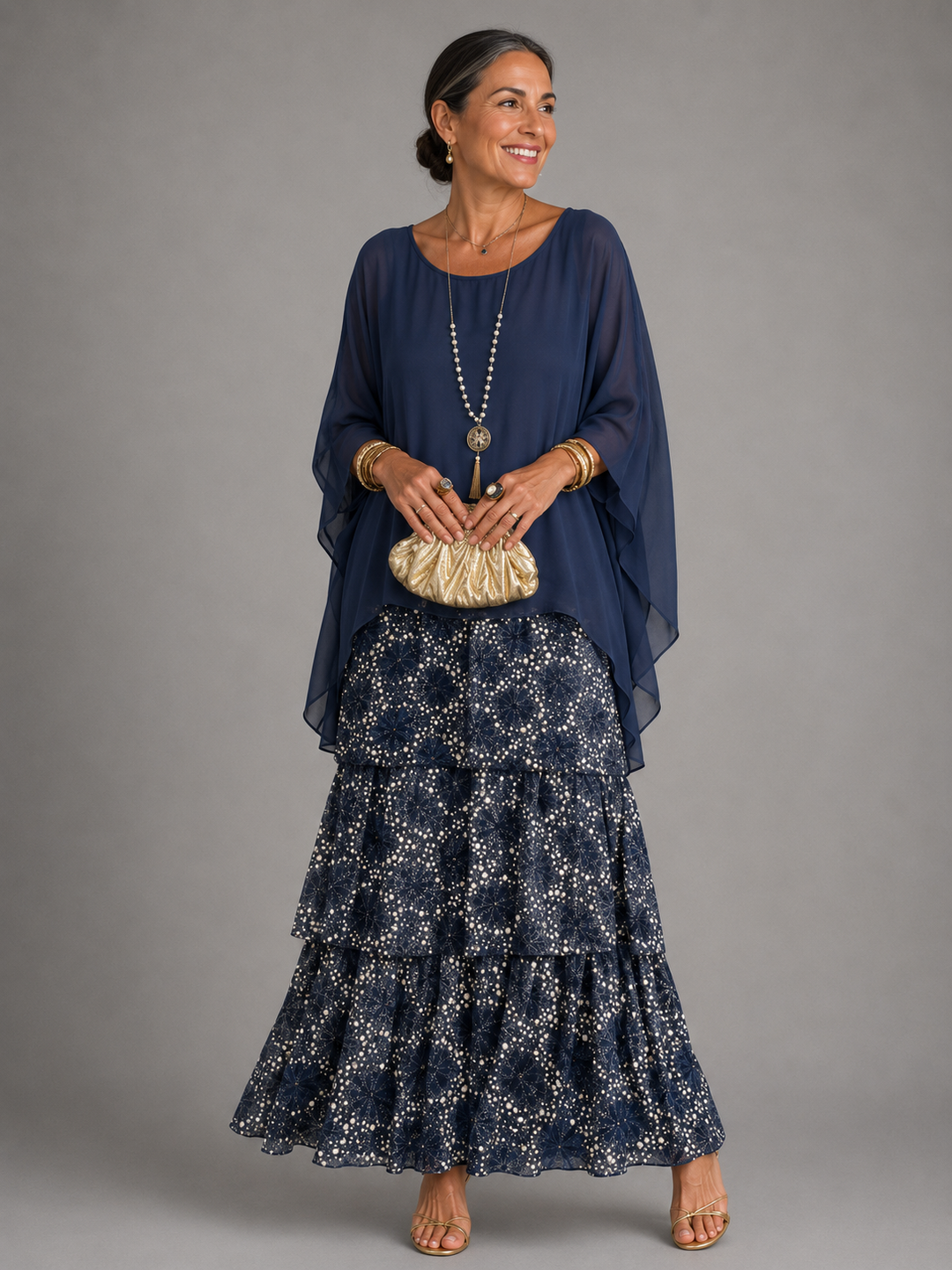 Lara™ | Elegant, flowing long dress