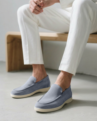 Noosa™ | Elegant Slip-On Loafers Smoky Blue