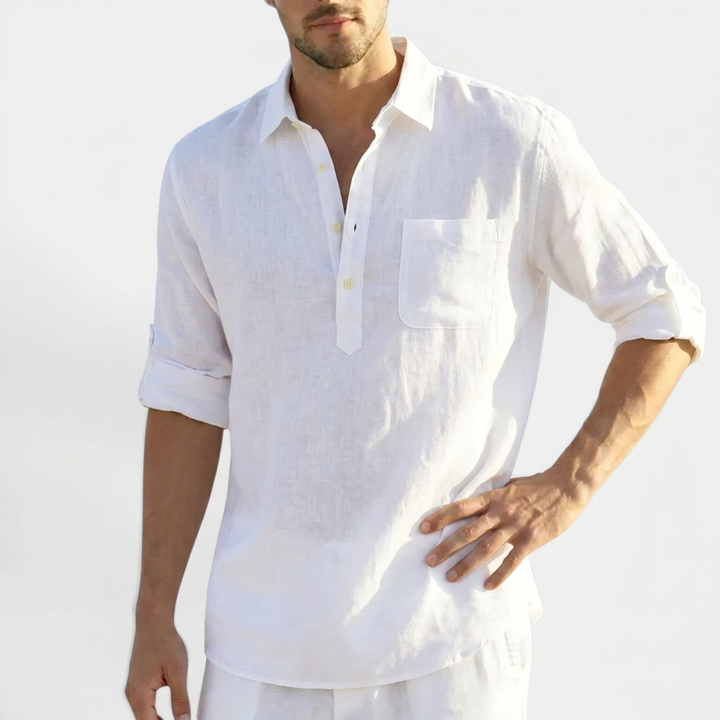 Abe™ | Classic Collar Long Sleeve Shirt