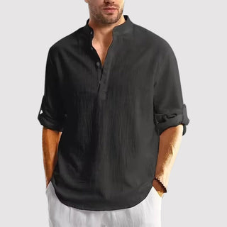 Richard™ | Shirt with Band Collar