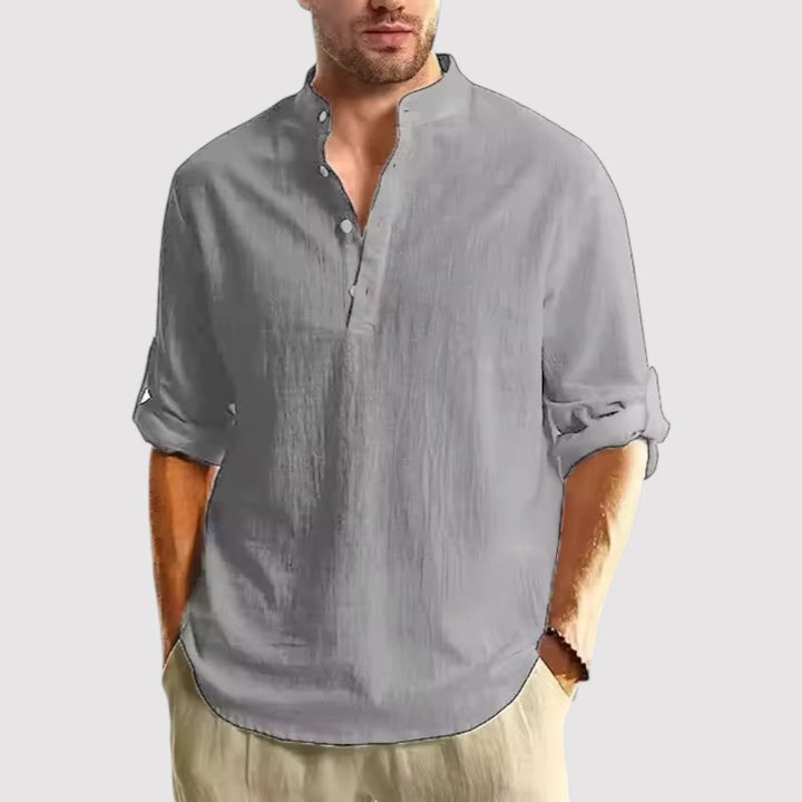 Richard™ | Shirt with Band Collar