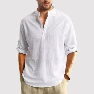 Richard™ | Shirt with Band Collar