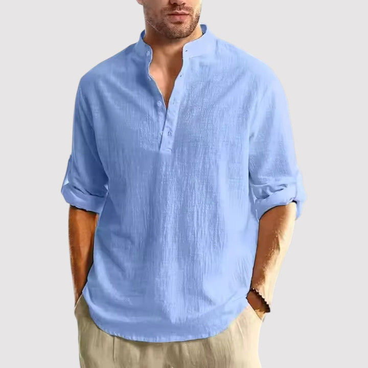 Richard™ | Shirt with Band Collar