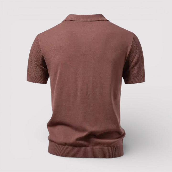 Beau™ | Knit Shirt with Button Placket