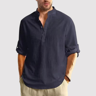 Richard™ | Shirt with Band Collar