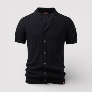 Beau™ | Knit Shirt with Button Placket