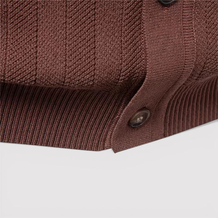 Beau™ | Knit Shirt with Button Placket