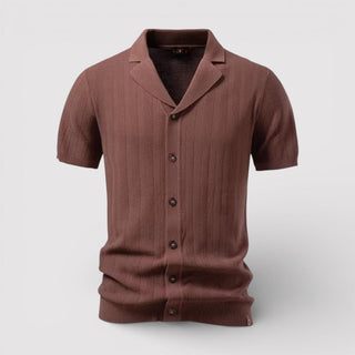 Beau™ | Knit Shirt with Button Placket
