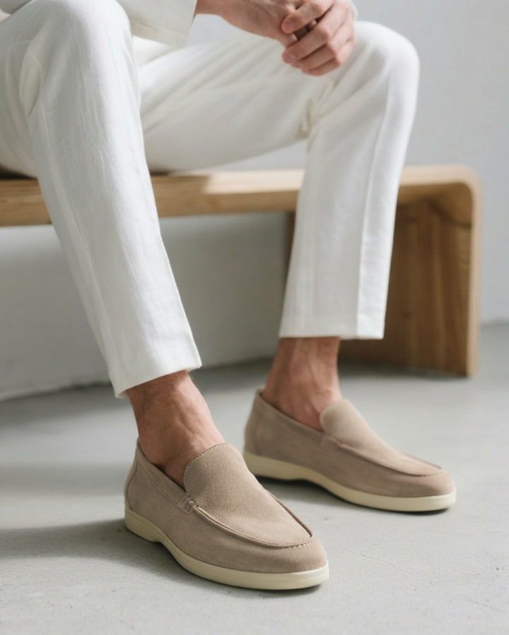 Noosa™ | Elegant Slip-On Loafers Taupe