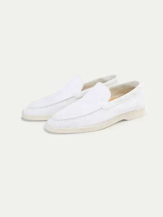 Cameron™ | Classic Pearl White Loafers