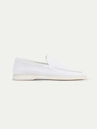 Cameron™ | Classic Pearl White Loafers