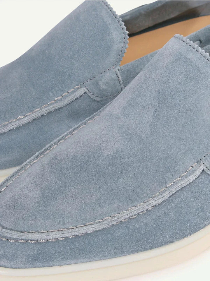 Luke™ | Classic Baby Blue Loafers