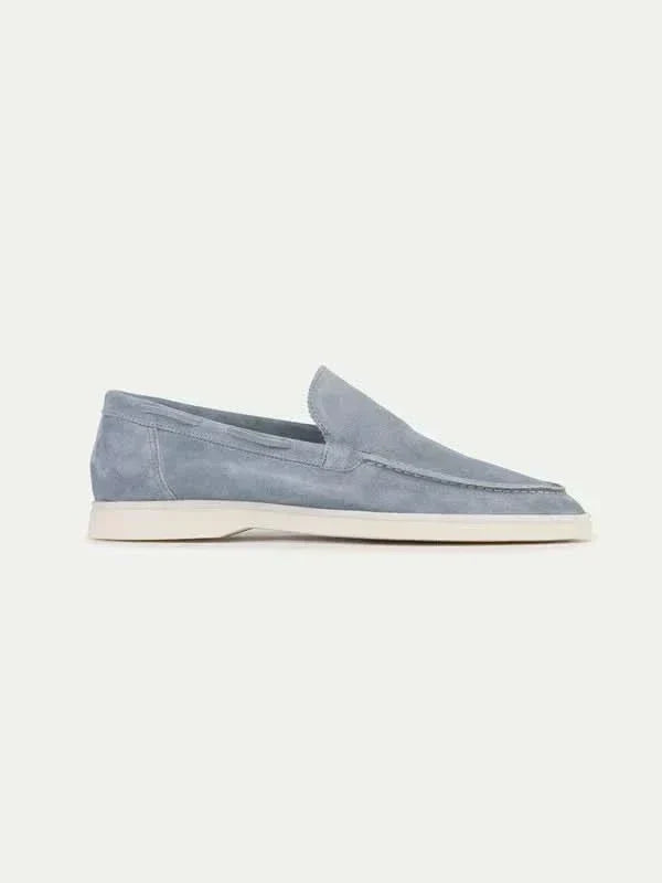 Luke™ | Classic Baby Blue Loafers