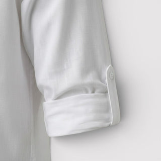 Alex™ | Band Collar Shirt with Sleeve Tabs